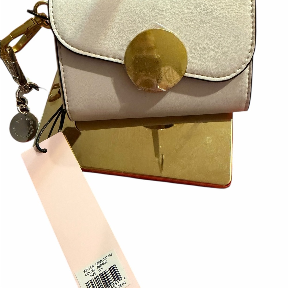 BCBGeneration Cream and Gold Women's Wallet and id Holder - Picture 4 of 4
